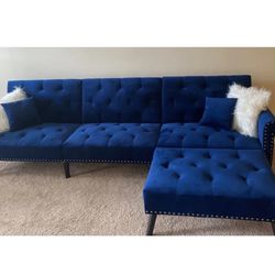 New Luxury Blue Sectional