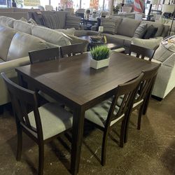 Dining Set Table With 6 Chairs