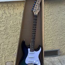 Electric Guitar Huntington Brand New Sunburst Bk/blue 32” 