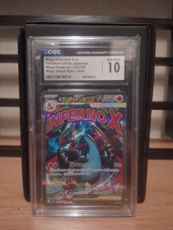 CGC 10 Mega Charizard X ex Japanese Holo Pokemon Card