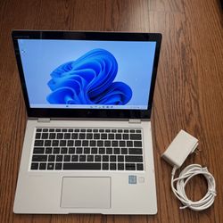 HP Laptop Elitebook 13.3”/Intel I7/16G RAM/512GB SSD/Touchscreen/Touch ID/Fully Functional/Good Battery/Grade A/Charger/Windows 11 Pro