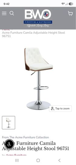 Acme Furniture Camila Adjustable Height Bar Stool
