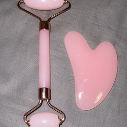 Pink Gua sha set