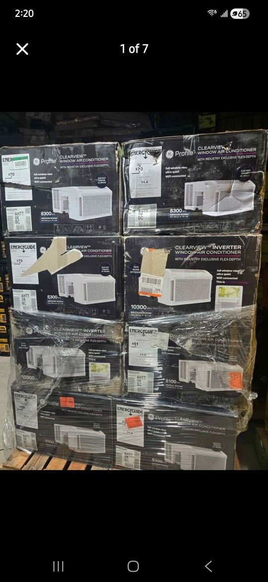 GE Air conditioners U shape window