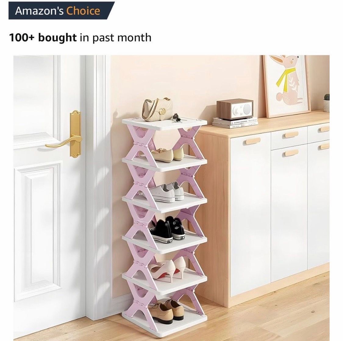 6-tier shoe rack, new
