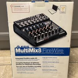 Alesis MultiMix 8 FireWire — 8-Channel Mixer & Audio Interface