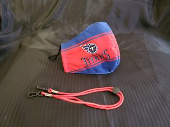 Tennessee Titans Face Mask & Lanyard 2pc set NFL