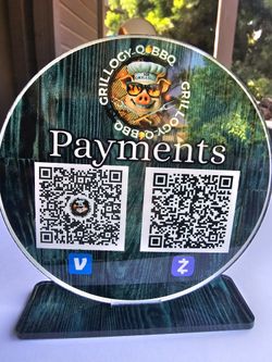 Payment Acrylic Signs