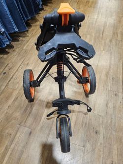 Golf Push Cart 3 Wheel Swivel,Lightweight and Foldable Walking Golf Cart，