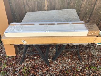 Faux wood blind