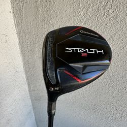 Taylormade Stealth 2 Golf 3 Wood 15* Men’s LH