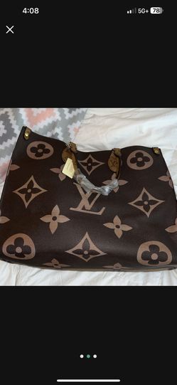 Brand, New Leather Bag, Brown And Beige