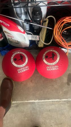 Two 10” kickballs