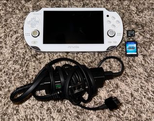SONY PLAYSTATION VITA PS HANDHELD CONSOLE WITH VIDEO GAME & CHARGER