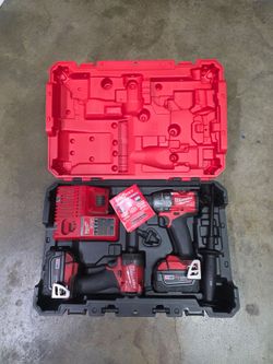 Milwaukee impact and drill