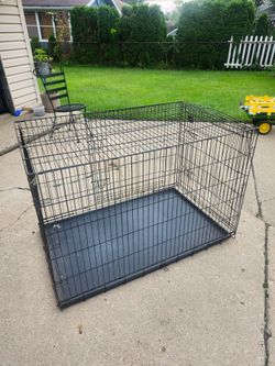 Dog crate xlarge  48 inches long  32 inches High