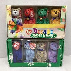 TY Beanies Collection Christmas Bears