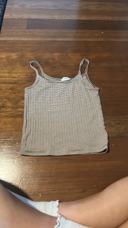 Brown Striped Tank 