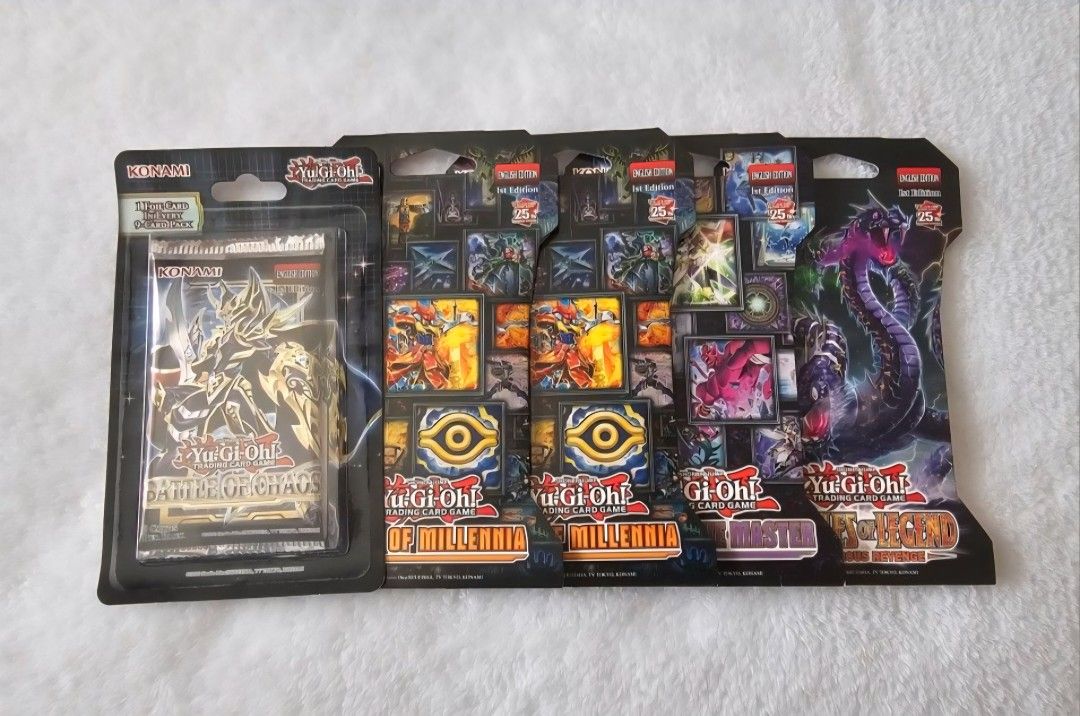 Yugioh! Multiple Sleeved Booster Packs!