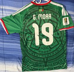 Home Mexico World Cup Jersey, G.Mora #19