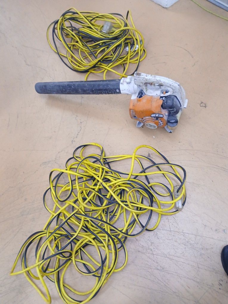 Package deal Stihl Bg 50 Two Vanguard yellow heavy duty Extension.
Core