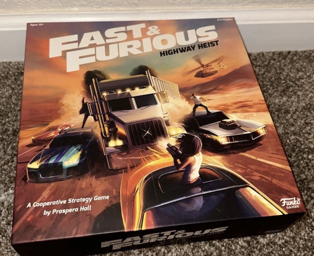 FUNKO GAMES Fast and Furious Highway Heist Board Game 2-4 Players NEW Sealed