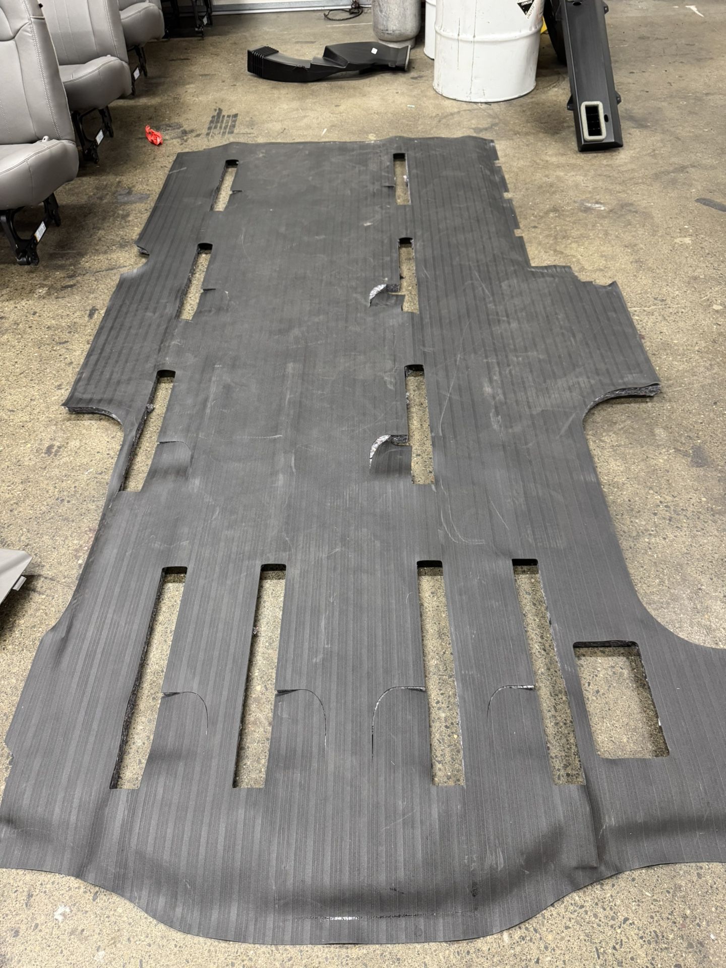 Chevy Express Rear Floor Liner Rubber