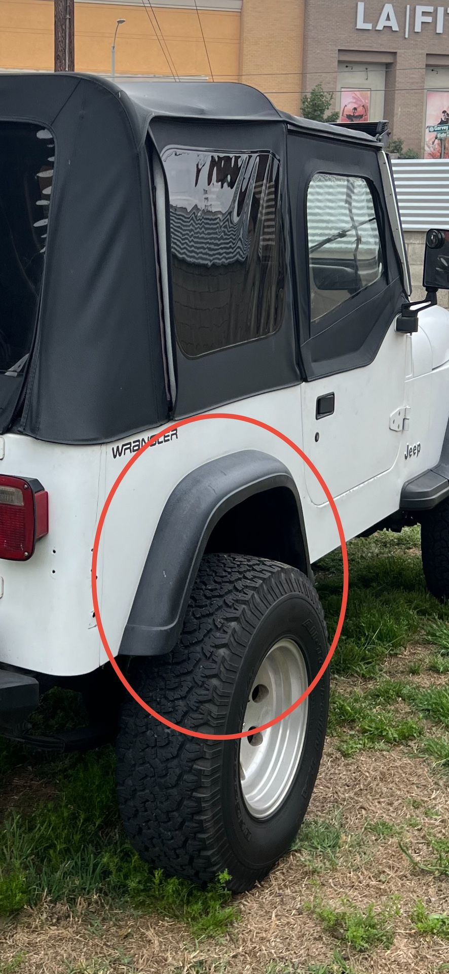 Jeep Wrangler YJ - Rear Fender Flares 