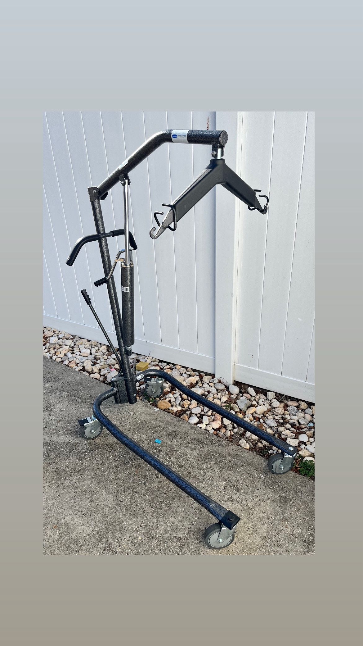 hydraulic manual patient lift