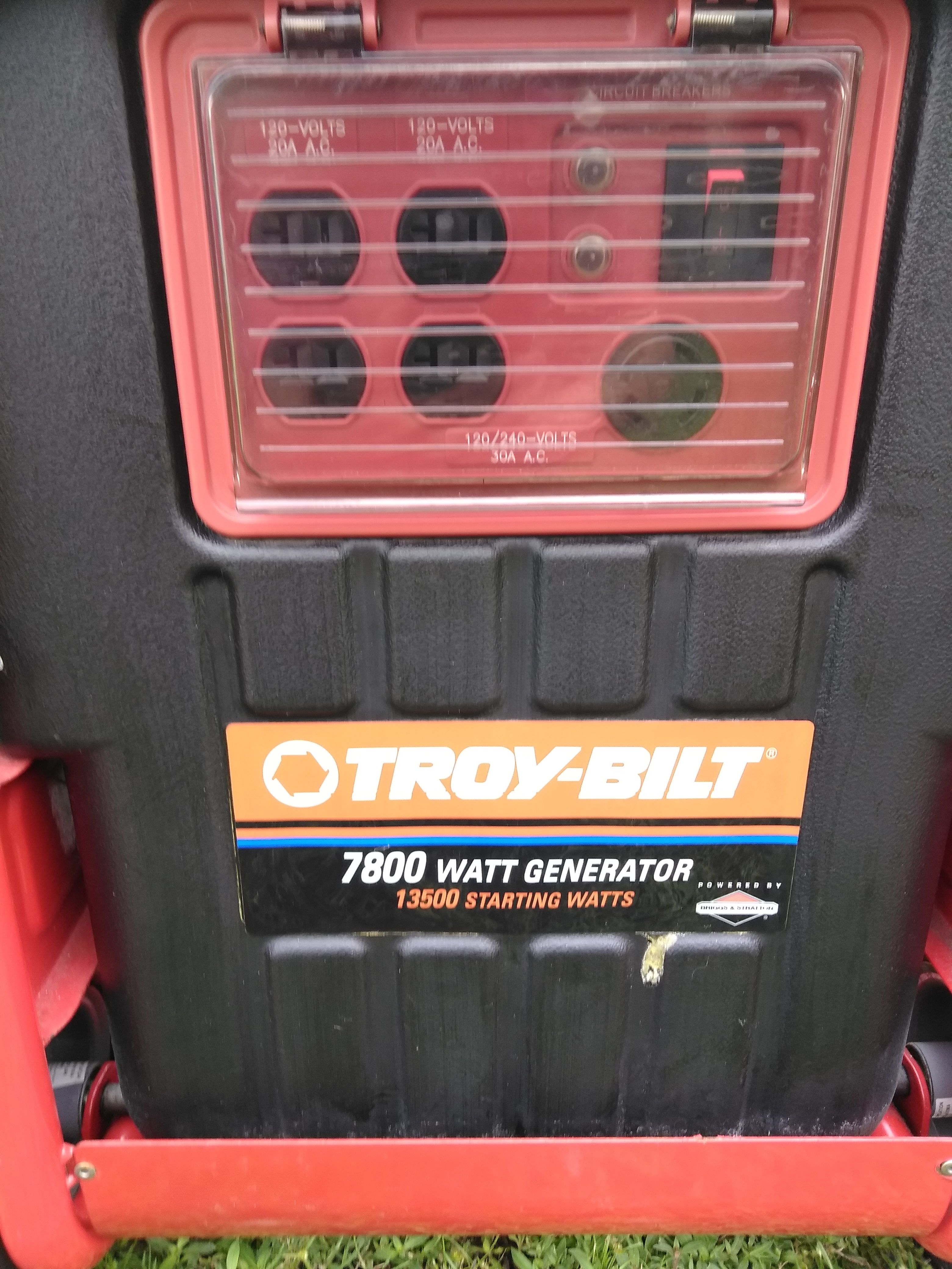 TroyBilt 7800 watt generator 13500 surge Watts for Sale in Port St