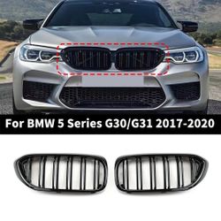 18-20 For BMW 5 Series G30 Front Grille PG Style Gloss Black Brand New