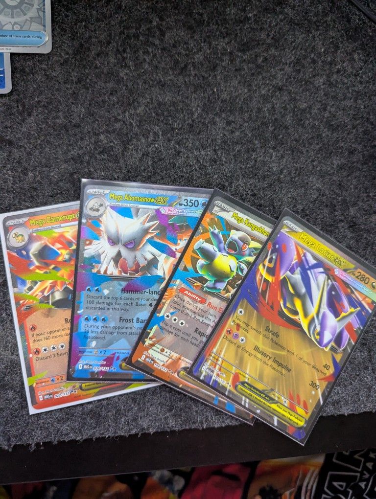 Mega Evolution EXs Pokemon Cards