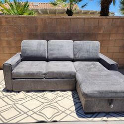 Kendale Sleeper Sofa with Storage Chaise