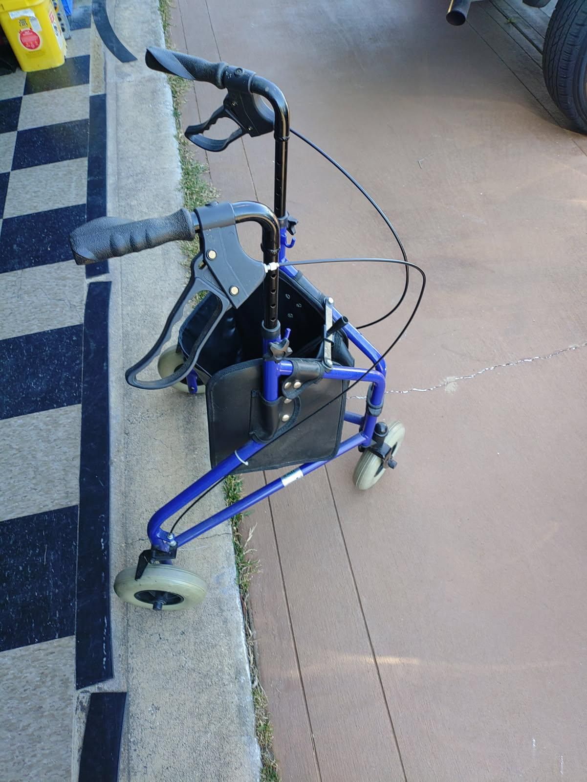 Make Offer: Three Wheeled Walker (rollator)
