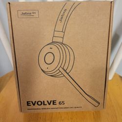 Jabra Evolve 65 TE (3rd Edition) Wireless Dual-Ear Headphones Headset NEW