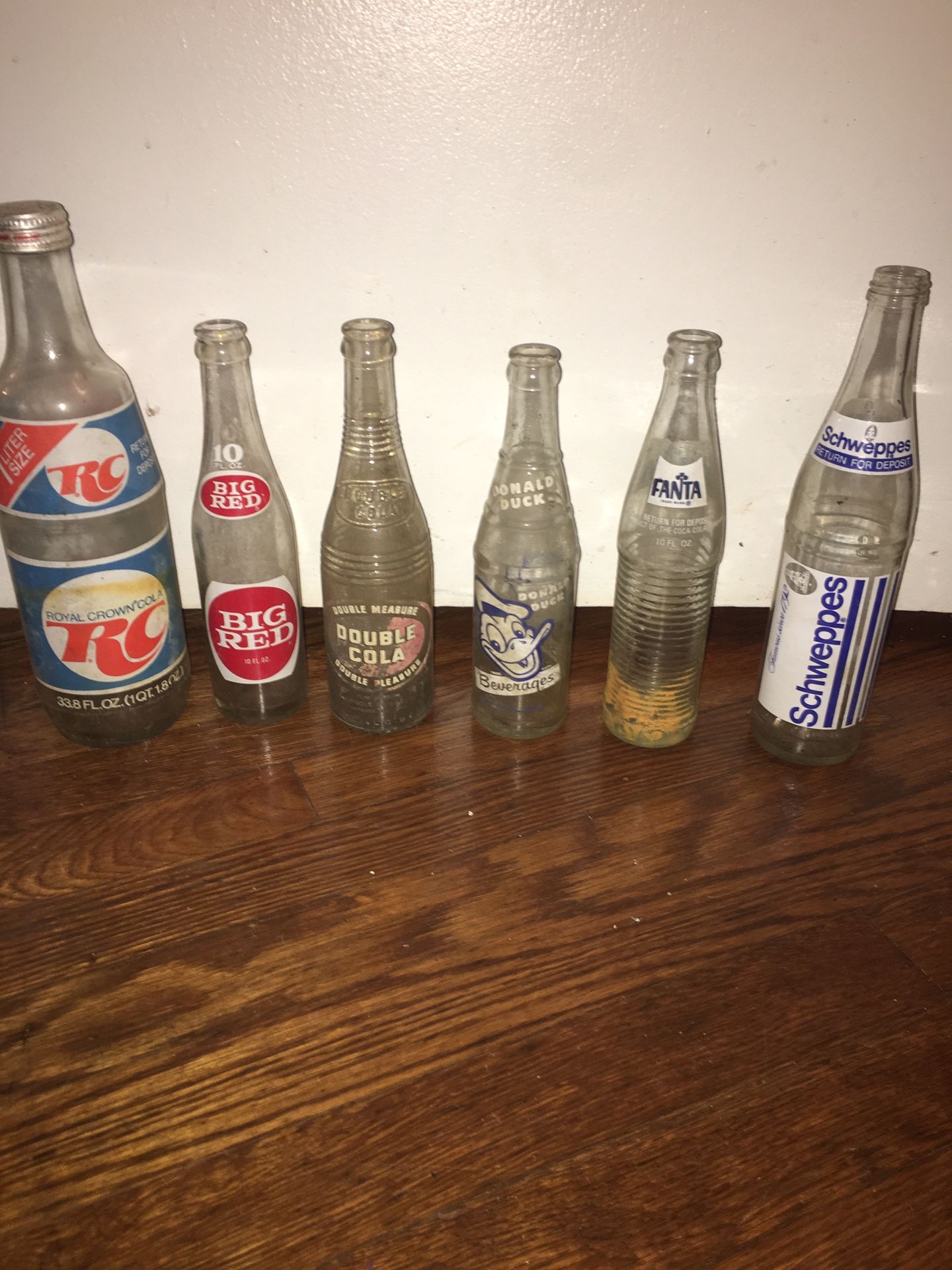Collectible antique bottles