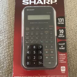 New Sharp EL-501XB-WH Scientific Calculator 