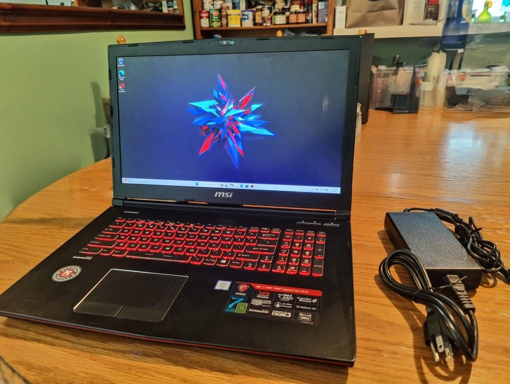 Gaming laptop Nvidia GeForce Graphics Intel I7 16 GB RAM Windows 11 SSD 120 Hz refresh rate