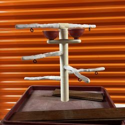 Bird Perch Stand Cage