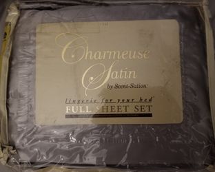 Charmeuse Satin Full Sheet Set by Scent-Sation,