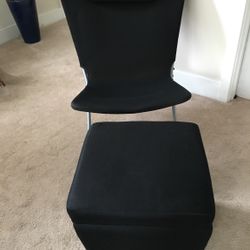 Chair And Storage Ottoman