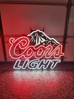 Coors Light Vintage Neon Sign