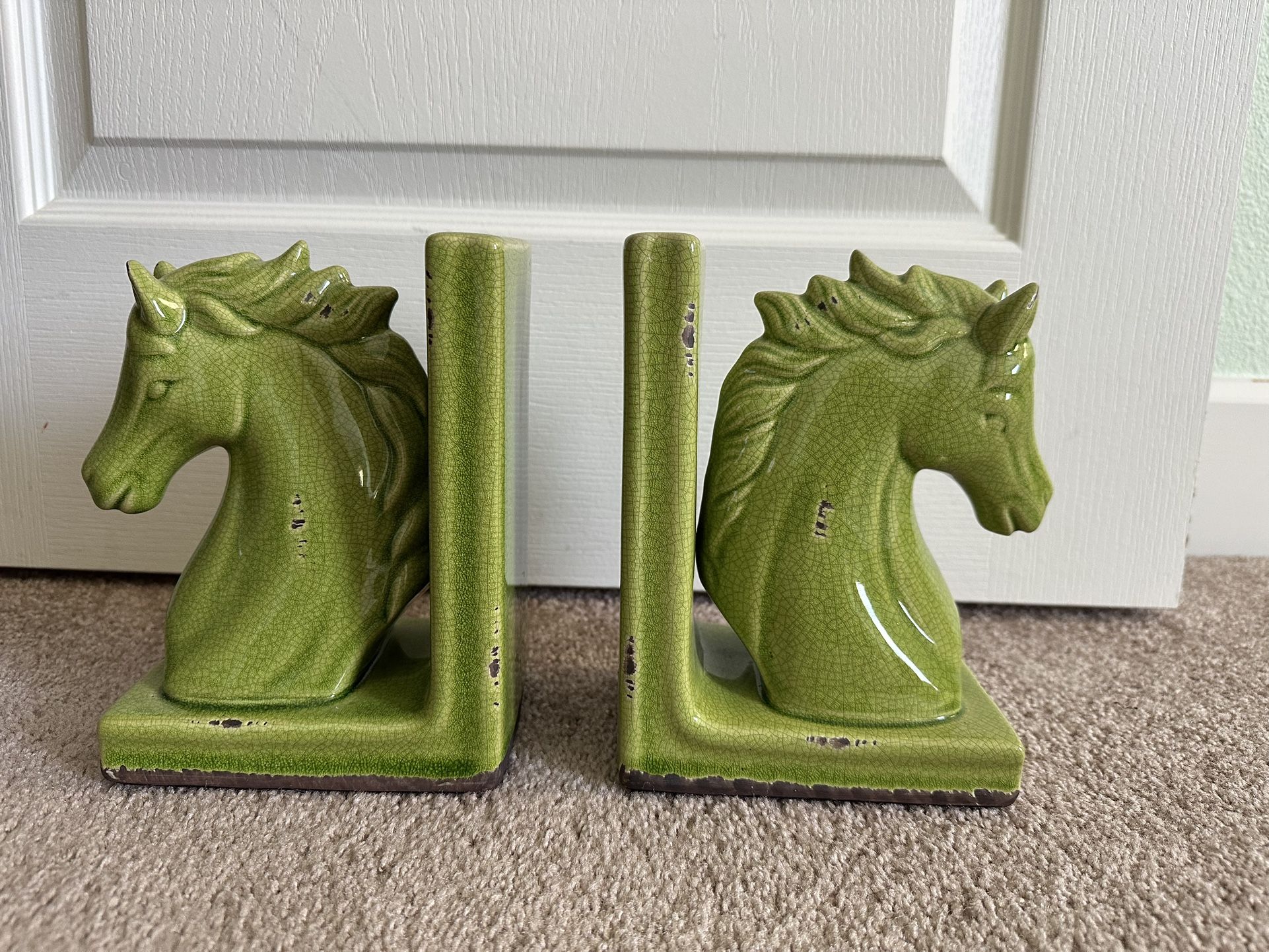 Horse Bookends for Heavy Books / Decoration