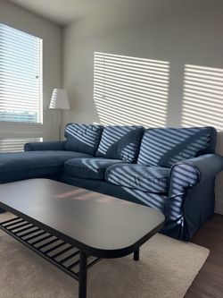 Sectional Sofa, Coffee Table & Area Rug