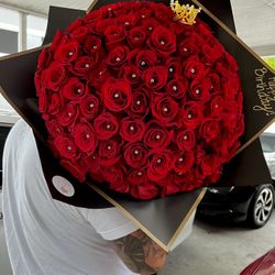 100 Roses Bouquet Ramo De Rosas