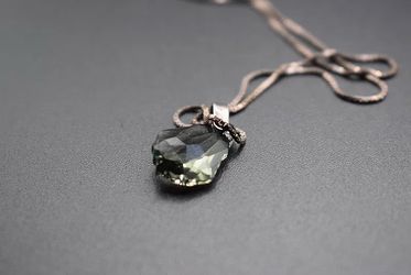 Genuine Vintage Crystal Drop Necklace