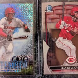 ELLY De La Cruz 2 Card Lot 