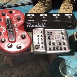 Guitar amps and accessories