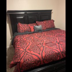 King Size Bed With Box Springs 