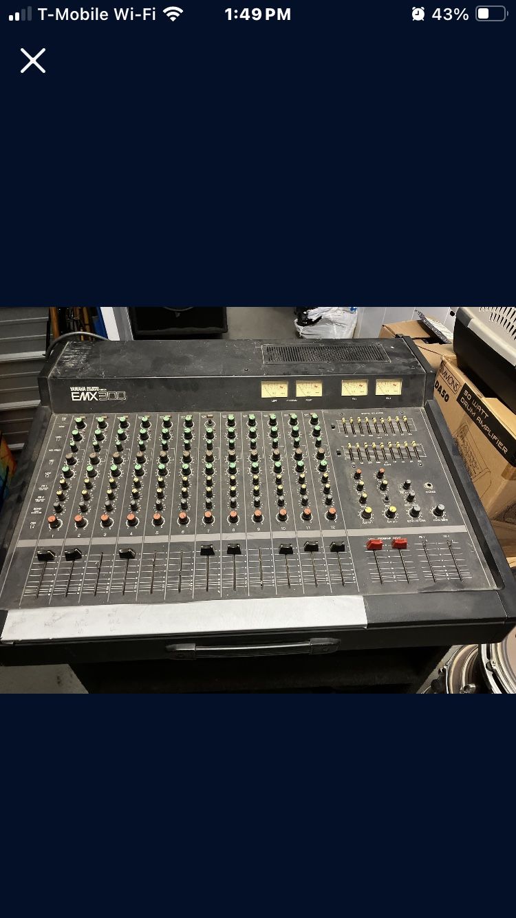 Yamaha EMX 300 Series Integrated Mixer